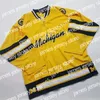 Jam 2022 NCAA Custom Michigan Wolverines College Hockey Hockey Jersey 74 Nicholas Boka 2 Luke Martin 13 Jake Slaker 33 Joseph Cecconi Mackie