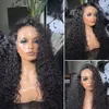 30 inch Long 13x4 Deep Wave Lace Front Wigs Loose Water Curly Synthetic Lace Frontal Closure Hair Wig For Women 250 Density