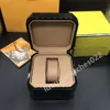 Black Color Wood Boxes Gift 1884 Wooden Brochures Cards for Watch Includes Certificate Bag Wristwatch Box