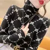 Women Sweater Cashmere Cotton Blend Turtleneck Pullover pull femme tee tee