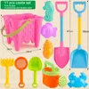 Outils de sable de plage ensembles toys château seau kids moule sable moule enfants