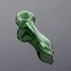 Färgglada glasrör Heady Pyrex Rökrör Glas Oljebrännare Bubblar Högkvalitativ Tobakssked Pipe Mini Hand Pipe Små Dab Riggar