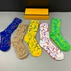 Luxury designer Mens Womens Socks Five Pair Luxe Sports Winter Mesh Letter Printed Sock Embroidery Cotton Man Woman With Box FD1