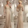 Czarny Plus Size Szyfonowe Spodnie Matki Garnitur Tanie Długie Rękawy Nieregułowa Matka Bride Groom Wedding Guest Dresses