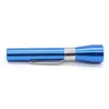 Lampe de poche en alliage d'aluminium coloré en forme de stylo tuyaux portables amovibles bol de tabac à herbes sèches conception innovante mini pipes à main porte-cigarette DHL gratuit