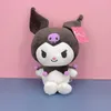 Cartoon anime 25 cm Kuromi plush speelgoed Doll lolita prinses jurk melodie schattige kleine duivel ragdoll -pop