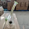Glass Bong DAB W Водопроводная труба кальян крупные бонги мензурка курительные трубы перколятор толстый материал для курения прямые пробки высококачественные кальяны
