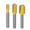 Hand Tools 3Pcs 1/4Inch Shank Carbide Round Nose Groove Router Bit Set Lettering Engraving Cutter Woodworking Carving Cutting ToolHand