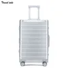 Travel Tale Pulgadas Nueva llegada Maleta de aluminio Spinner Maleta de negocios Trolley con ruedas J220708 J220708