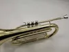 Trombón NUEVA LLEGA BB Marching Baritone Brass Níquel Instrumento musical profesional chapado con Case1635370