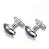 Mens French Shirt Jewelry Blue Car Links High Quality Enamel Cufflinks Gift To Guys Kids245r