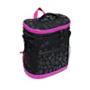 Mochila enfriadora de leopardo negro Bolsas aisladas para picnic de viaje al aire libre 5 piezas / lote GA Warehouse Accesorios para acampar familiares de estilo occidental Estuche portador DOM1062003