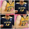 College NCAA UC Irvine Anteaters Basketball Jersey 23 Darrian Traylor 24 Eyassu Worku 25 Spencer Rivers 35 Solomon Ruddell Custom Stitched