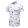 Mode 9 stil design kort ärm casual skjorta herr tryck strandblus sommarkläder plus asiatisk storlek mxxxl 4xl 5xl 220629