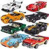 Blocks Speed ​​City Racers Słynny samochód Super DIY Kids Moc Toys Sets Boys Model Building Sport Technika 220715