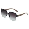 Classic Square Half Frames Sunglasses Men Women Fashion Luxury Design Sun Glasses High Quality Uv400 Eyewear