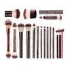 Hourglass Makeup Blusher Powder Foundation Contour Eye Shadow Concealer Eyeliner Smudger Metal Handle Brushes 220812