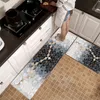 Geometry Waterproof Oilproof Antislip Bath Soft Bedroom Floor Mat Living Room Carpet Doormat Kitchen Rug 220811