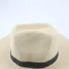 Chapéus de praia para homens homens bonés Panamá o ocidental de palha straw chapéu de chapéu de vento praia capeau casual femme