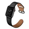 스마트 애플 시계 스트랩 밴드 용 디자이너 시계 밴드 시계 밴드 Smartwatch Iwatch Series 1 ~ 7 S7 SE 정품 암소 가죽 밴드 38MM 40MM 41MM 45MM 스마트 시계 스트랩