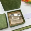 Braccialetto da uomo di design Gioielli da donna Bracciali di design Bracciale in acciaio di moda per braccialetti da uomo con catena a catena G Braccialetti regalo di nozze