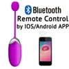 Svart varg USB -laddning Bluetooth Vibrator trådlös app fjärrkontroll vibratorer för kvinnor som vibrerar sexiga leksaker klitor ägg vibrador