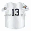 Gla1999 World Series Vintage Mariano Rivera Maglie da baseball Alex Rodriguez Jason Giambi 2001 2000 2003 2009 Bianco Grigio Taglia S-4XL