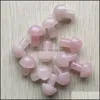 Sten lösa pärlor smycken mode naturlig roskvarts ametist svamp form inga hål hängen för att göra vipjewel drop dhkds