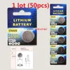 50pcs 1 lote CR2025 3V Litio Li Botón de ión Batería CR 2025 3 voltios de monedas de iones de litio 318x