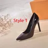 Fashion-Elegant and mature design women's Dress shoes Retro style Brown high heels Women Pumps Spring Fall leather High-heel shoes 231115