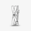 Anillo de Triple banda brillante de plata de ley 100% 925 para mujer, anillos de boda, accesorios de joyería de moda 269Q