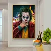 Move Star Joker Street Graffiti Art Zabawne płótno plakaty malarskie i druki Modern Wall Art Picture for Living Room Decoration284J