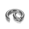 5pcs/lot lot metal spring gate o ring party form for diy keychain keychain clips hook hook dog buckles connector