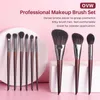 OVW All Goat Hair 7 8 9 PCS Makeup Brush Set Professional Cosmetic Concunto Pinceis de Maquiagem для лицевого лица для век контур 220722