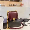 moda borsa classica del progettista borse a tracolla di lusso in vera pelle 2022 nuovo mini portafoglio designer borse borsa da donna di marca personalizzata borsa a tracolla con catena d'oro