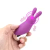 Olo sevimli tavşan vibratör üç kafa klitoris vajina stimülasyonu g-spot vücut masajı kadın için seksi oyuncaklar kadın mastürbasyon