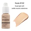 Concealer Make -up Basis Cream gezichtsfundering Poederolie Controle Langdurige opvoeding dagelijkse make -uphuid 110 #truffel