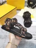 2022 sandali di lusso da donna pantofola da uomo diapositive sandalo in pelle da donna Hook Loop scarpe casual 35-41 Designer Print