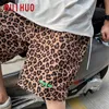 Ruihuo Leopard tryckt män Kläder Summer Mens Shorts Casual Luxury M5xl Ankomster 220630