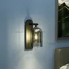 Modern iki katmanlı cam duvar lambası Endüstriyel tarzı Demir Sconce koridor koridor koridor başucu balkon kafe yaratıcı konyak dumanı çift camlama ışık