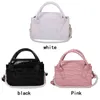 Kvinnor stenmönster PU Messenger Väskor Vintage Pearl Pure Color Flap Shoulder Bag Leather Luxurious Messenger Bag Y220411