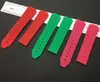 Red Black White Brown Green Watchband för Hublot Strap Female Women Rubber Silicone Watch Band 15 21mm On Butterfly Tools 220617
