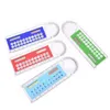 Mini calculatrices d'énergie solaire portables Creative Multifonction 10CM Ruler School Student Rulers Calculator Mesurer l'angle