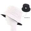 Nowy unisex Summer Daisy Hats Hats Kobiety haft haft na plaża Panama Sun Hat Men Bob Hip Hop Caps Odwracalny rybołówstwo Hat rybak
