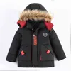 Осенняя зимняя молочная куртка для мальчиков сохранить теплую классическую куртку с капюшоном на молнии на молнии верхней одежды 2-5 лет рождения детская одежда J220718