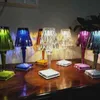 イタリアのカテルバッテリーデスクランプUSBタッチセンサーバーライト装飾レストランテーブルランプロマンチックな夜照明器具ベッドランプH220423
