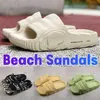 2022 Fashion Cool Slippers Beach Sandalen met OG Box Magic Lime Desert Sand nieuwste heren dames zomer dia's schoenen Black Gray Men Designer