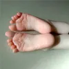 1 para mody stóp Model silikonowe kosmetyki rekwizyty artysku seksowne manekin na promocji głębokie wwwinkle wybielanie skóry różowe paznokcie