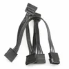 Bilgisayar Kabloları Konektörler Lingable Molex 4pin IDE 1 ila 5 SATA 15PIN Sabit Drive Güç Kaynağı DIY PC için CILL 18AWG 4-PIN 1