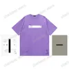 22ss Uomo Designer magliette tee hole Lettera rotta manica corta Girocollo Streetwear Nero Bianco viola blu xinxinbuy XS-L